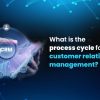 What is the process cycle for customer relationship management?
